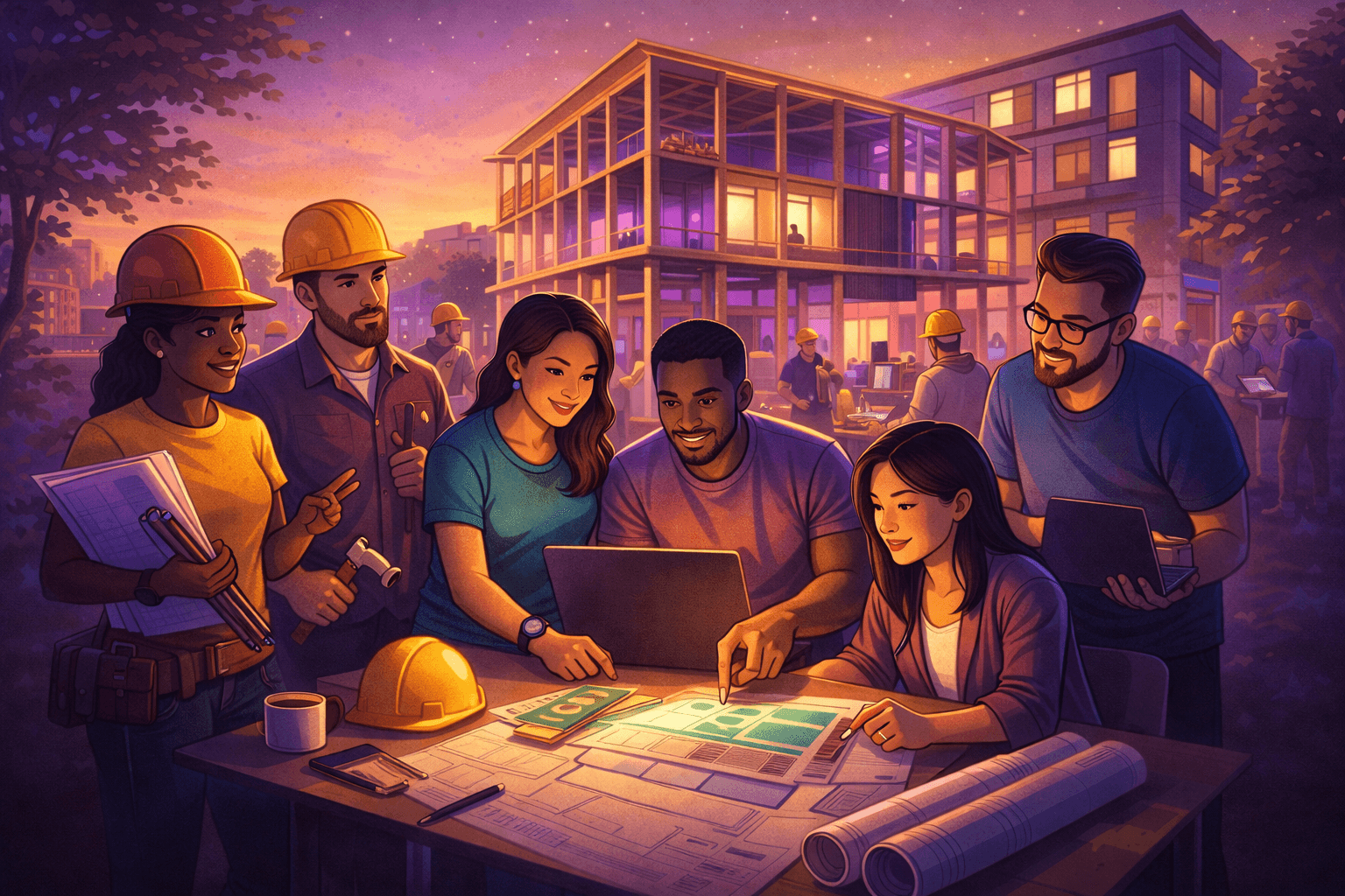 You don't need permission to help rebuild a place.