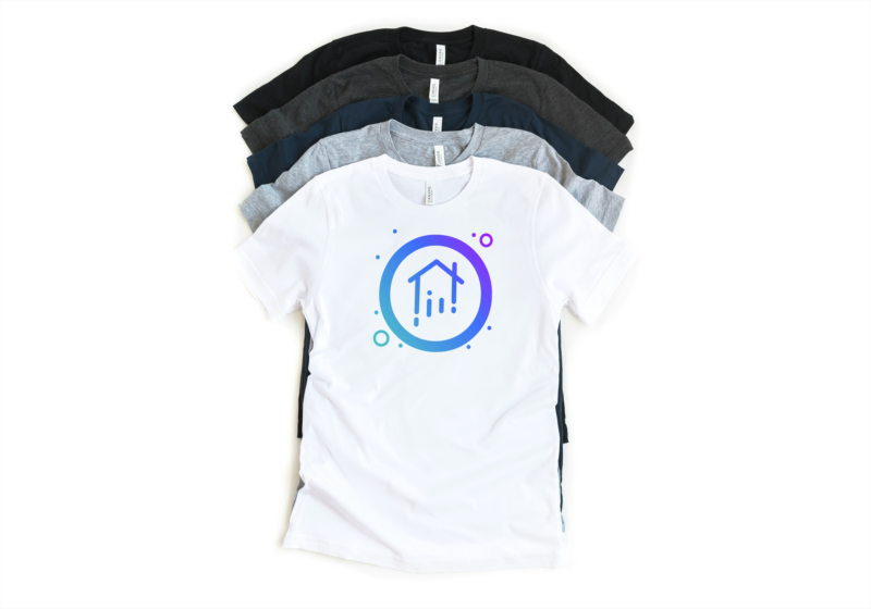 Basic Built By DAO T-Shirt with Full Color Icon Logo